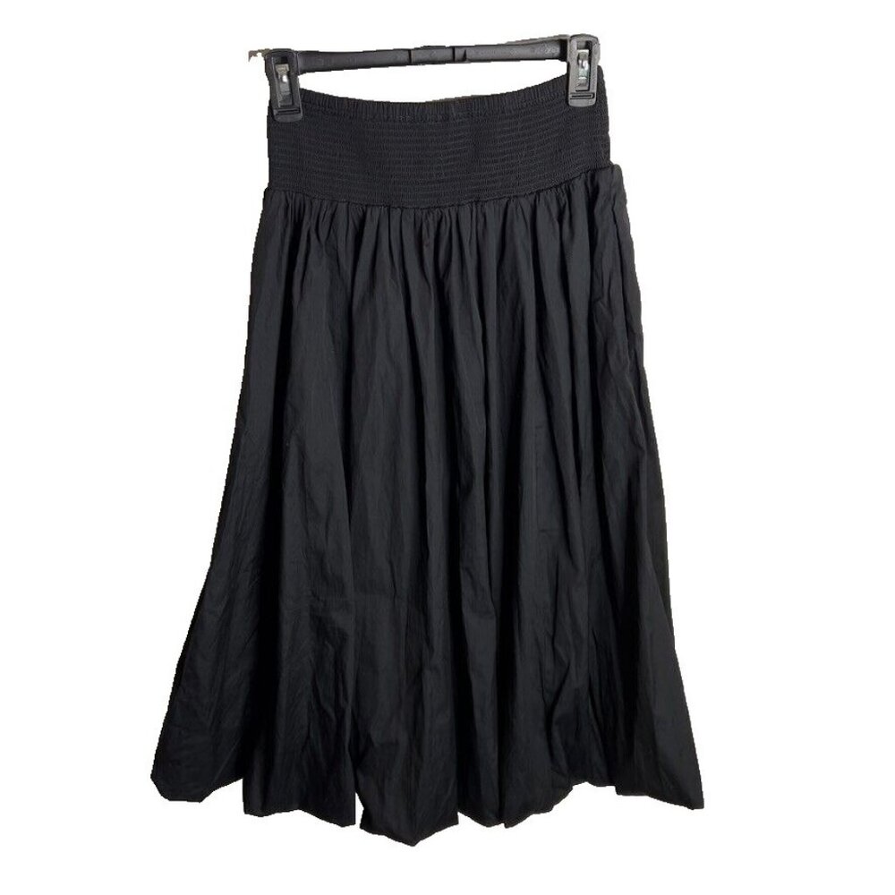 Madewell Black Midi Skirt - Picture 3 of 6